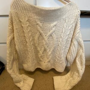 Express off the shoulder sweater